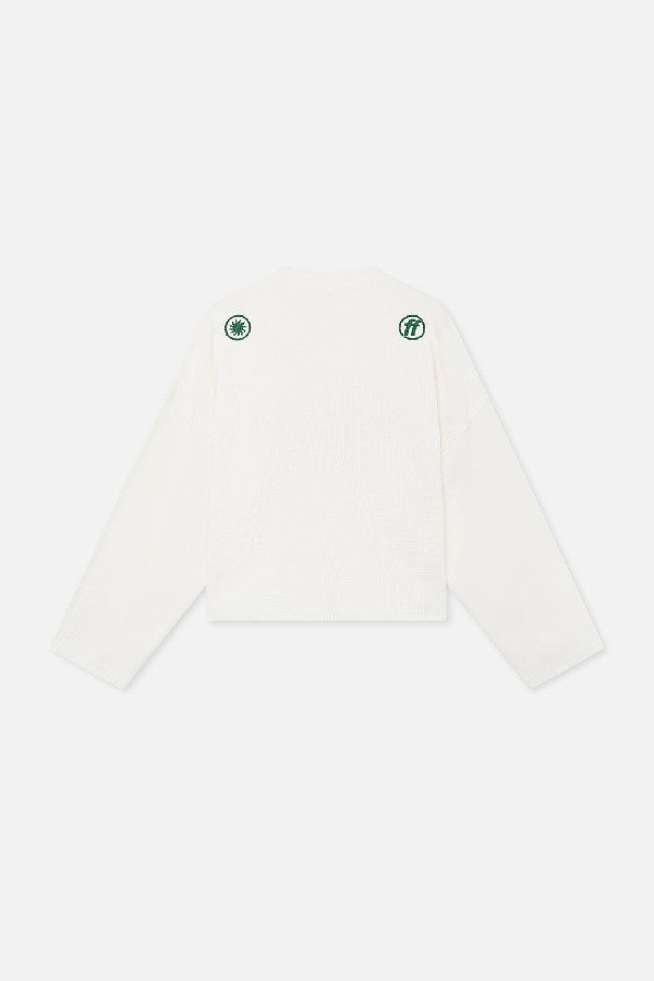 Scuffers Cala Sweatshirts Ecru | DBUOCAM-42