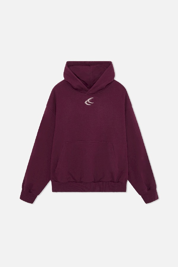 Scuffers Chester Hoodies Burgundy | ZBWEGMQ-83