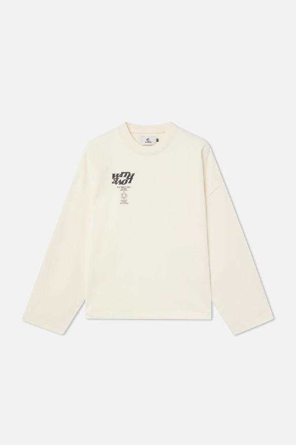 Scuffers Com Sweatshirts Ecru | IXYQAHT-54