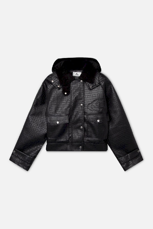 Scuffers Croc Jacket Black | MTWPQXJ-95