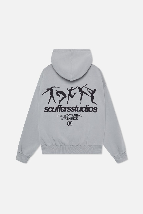 Scuffers Dancing Hoodies Grey | IORVXNZ-79