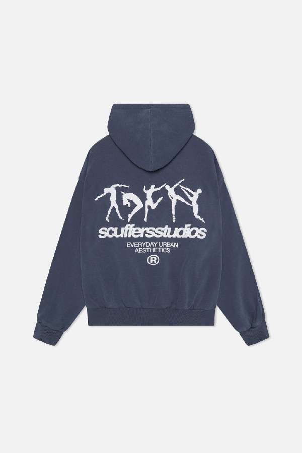 Scuffers Dancing Hoodies Navy | OVLRZSF-43