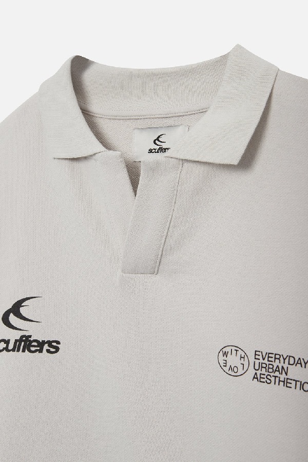 Scuffers Double Polo Polo Grey | RGHNDIP-15