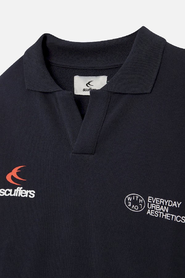 Scuffers Double Polo Polo Navy | BMQVZOD-53