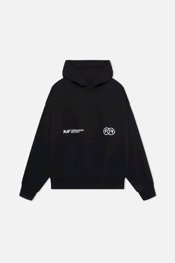 Scuffers ESA Hoodies Black | YIOFDKE-79