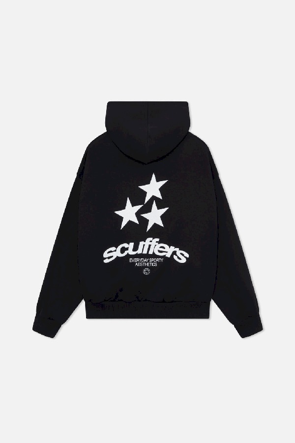 Scuffers ESA Hoodies Black | YIOFDKE-79