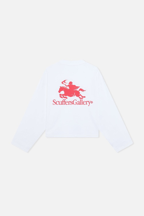 Scuffers Emblem Longsleeve Long sleeve White | JXNGQKW-67