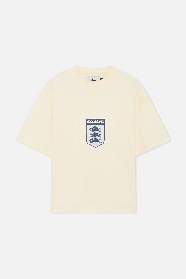 Scuffers England T-Shirts White | DQMHXIJ-46