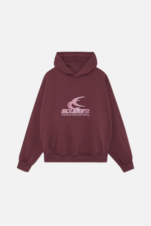 Scuffers Everyday Urban Hoodies Burgundy | FBARUPE-89