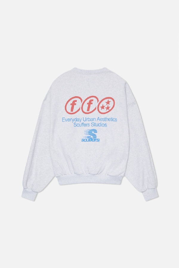 Scuffers FFS Crewneck Light Grey | CTDEPFZ-97