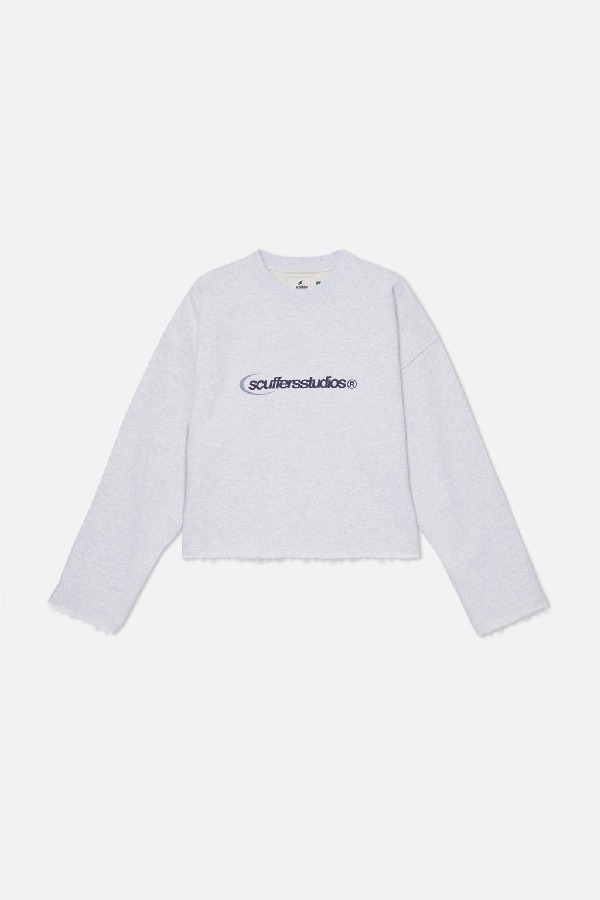 Scuffers FFS Sweatshirts Light Grey | LQZUXRN-49