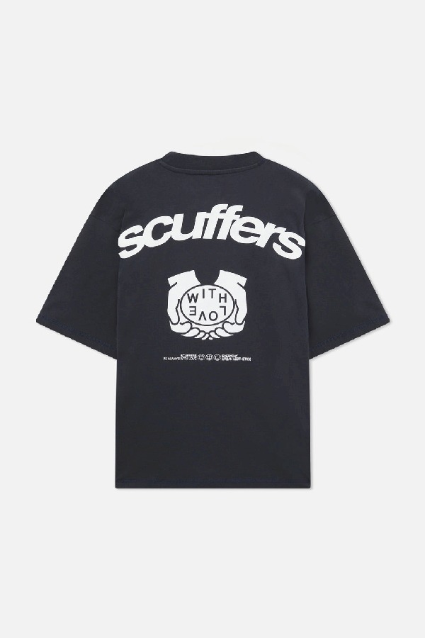 Scuffers Familia T-Shirts Dark | OIQJFVS-17