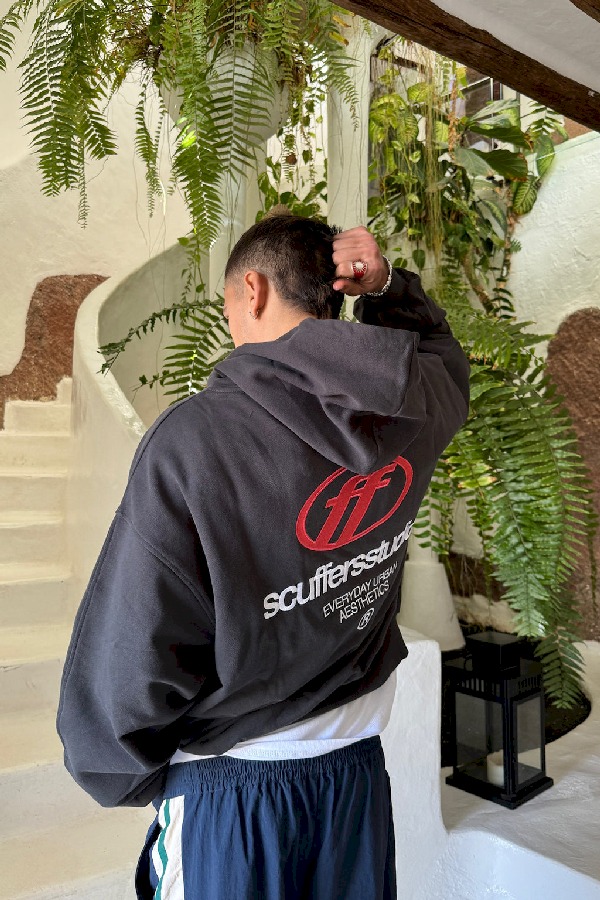 Scuffers Flag Hoodies Dark | FVTHOZN-54