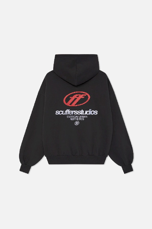 Scuffers Flag Hoodies Dark | FVTHOZN-54