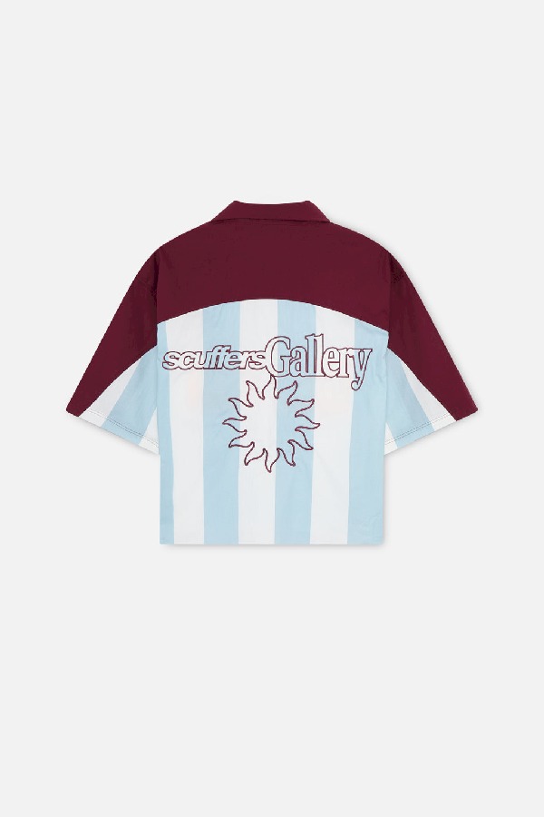 Scuffers Forza Polo Burgundy & Blue | IUYQSLM-60