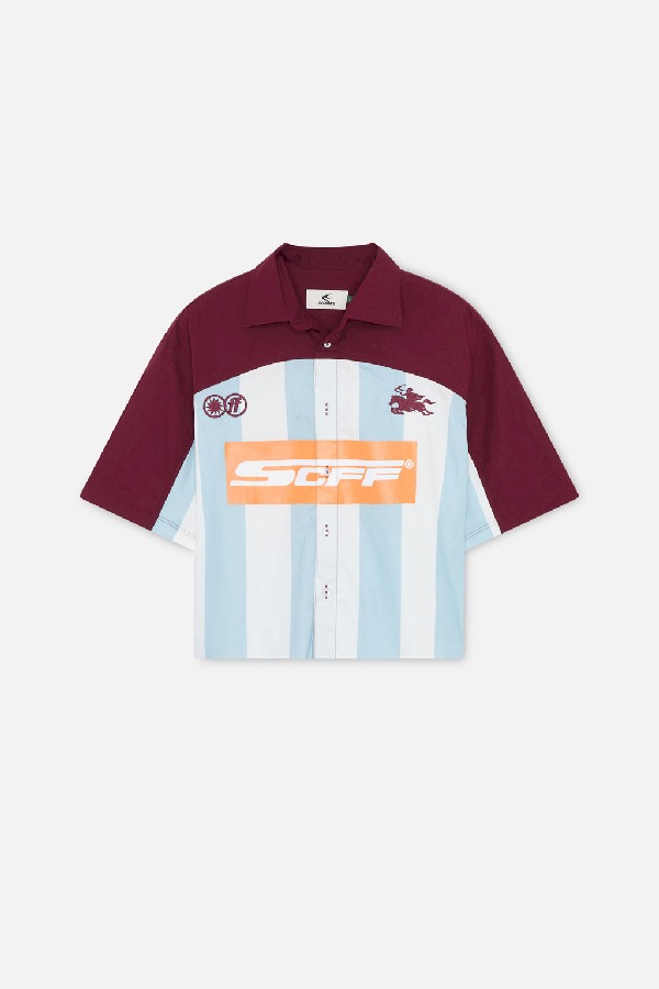 Scuffers Forza Polo Burgundy & Blue | IUYQSLM-60