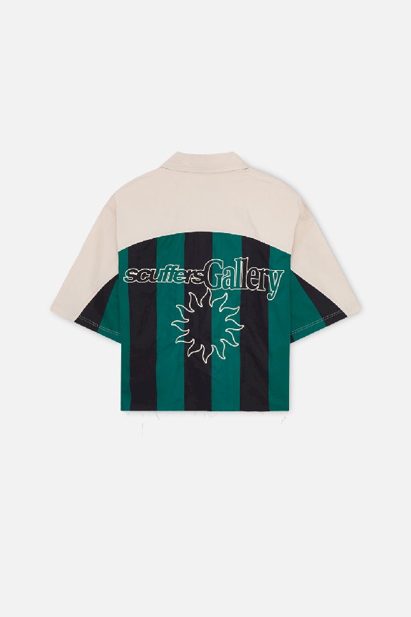 Scuffers Forza Polo Ecru & Green | LDEINUQ-17