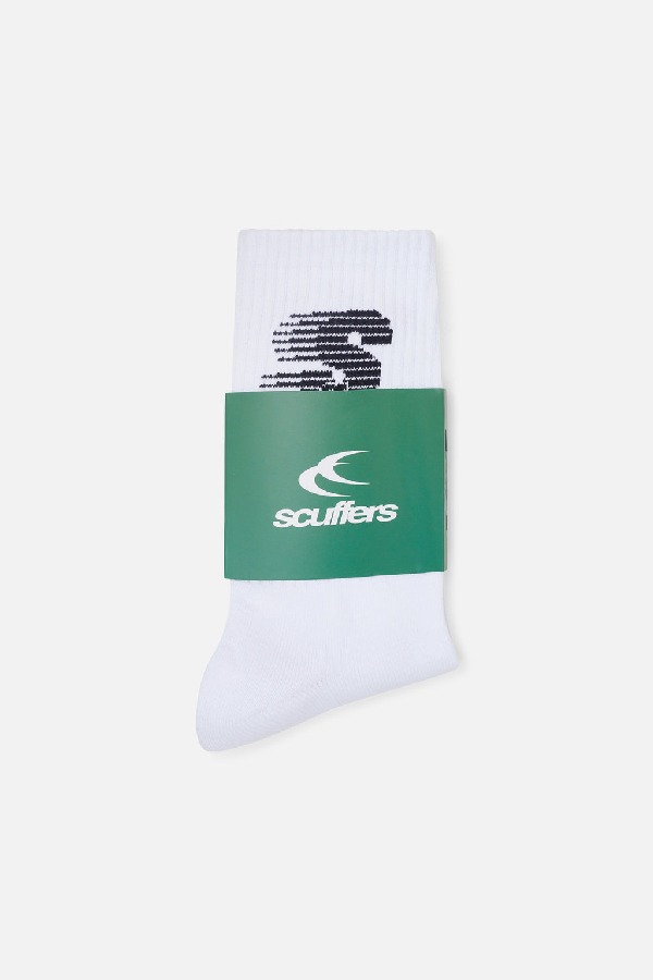 Scuffers Fuzzy Socks White | ZKQCPJR-18