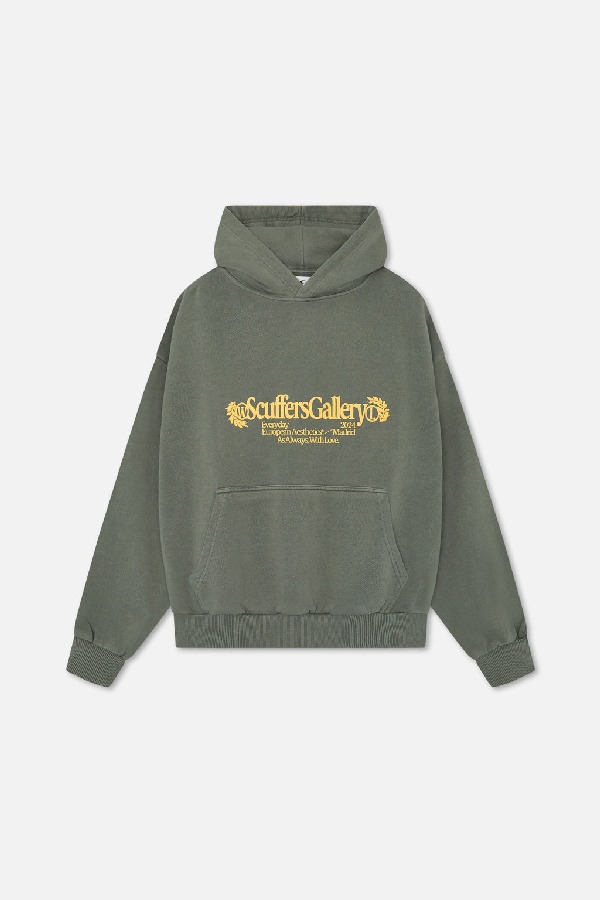 Scuffers Gallery Hoodies Green | TOGIJWU-24