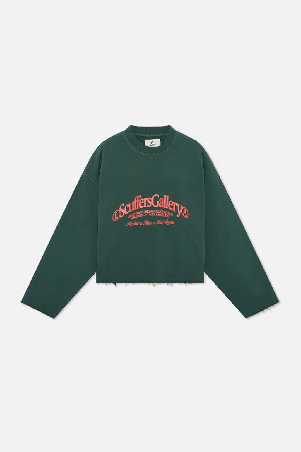 Scuffers Gallery Sweatshirts Green | LZTGSKY-60