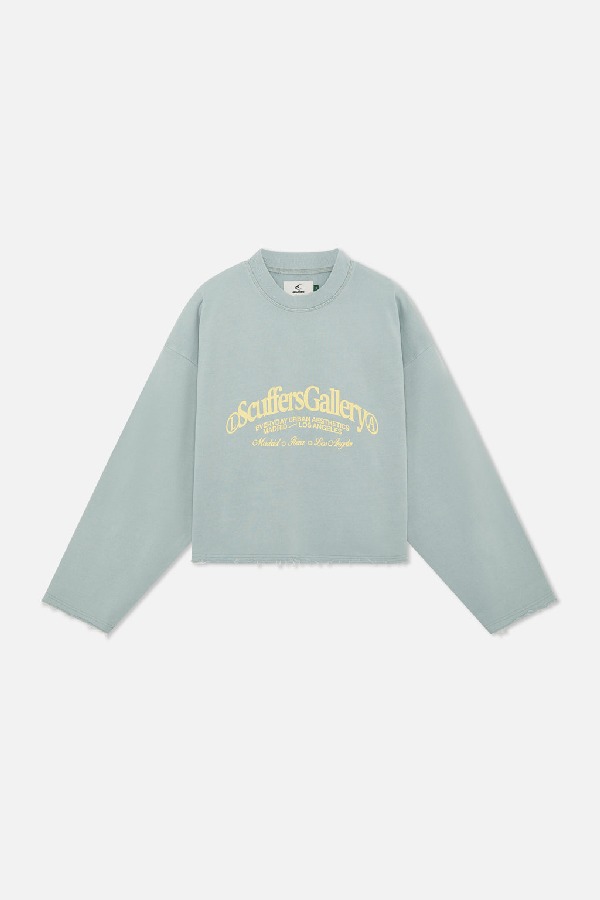 Scuffers Gallery Sweatshirts Greenish | SMUTHNR-94