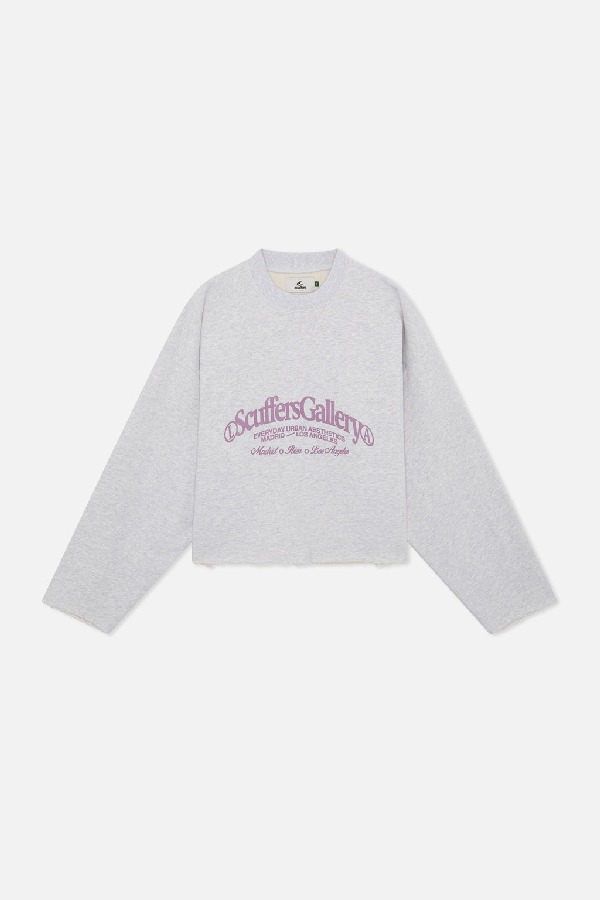 Scuffers Gallery Sweatshirts Grey | JAPTUHR-24