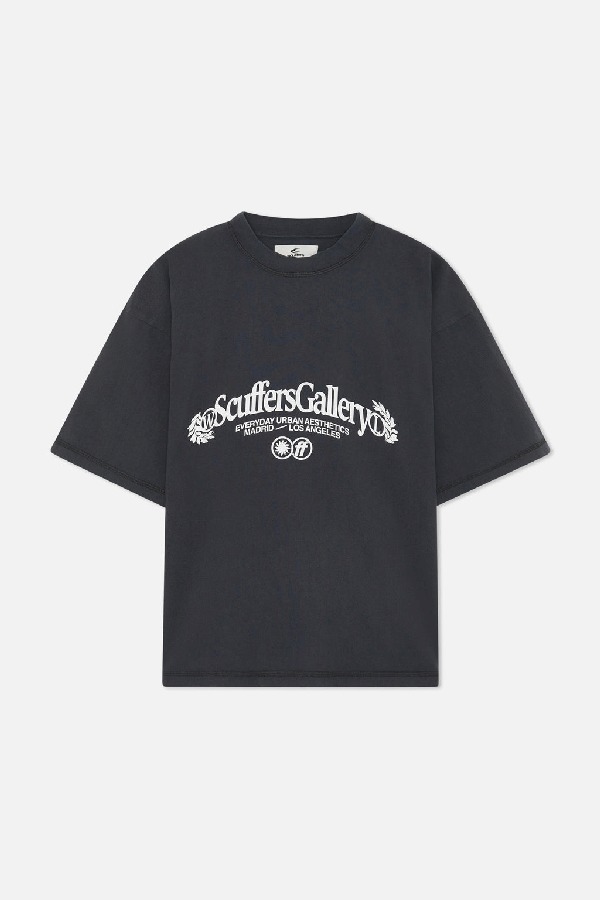 Scuffers Gallery T-Shirts Dark Blue | DJFGEOP-25