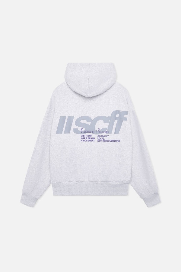 Scuffers Globally Hoodies Grey | IKLSRNF-69