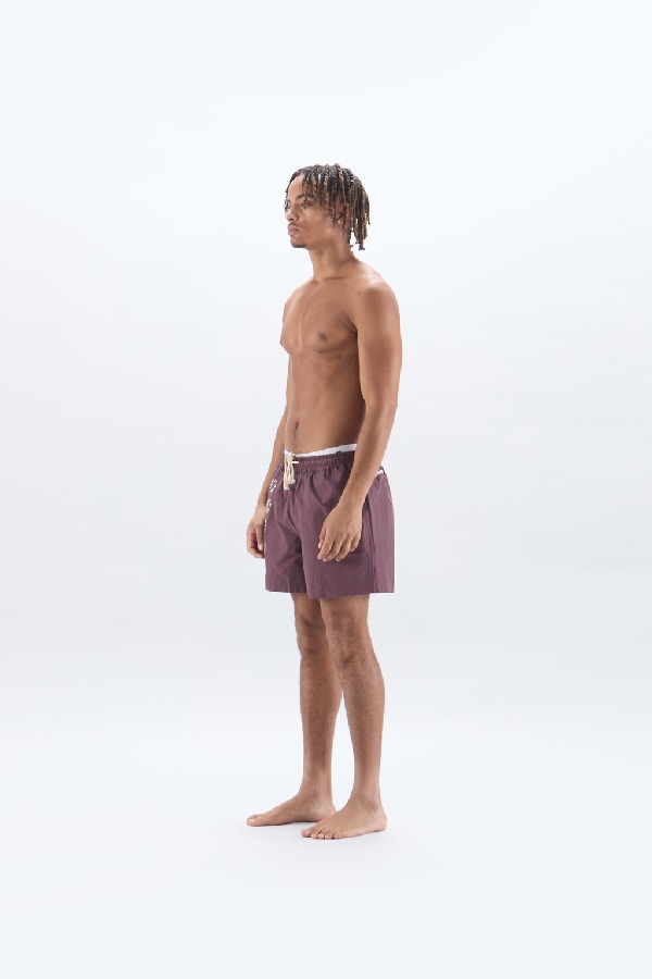 Scuffers Ibiza Swimpants Swimwear Burgundy | OXVNFJQ-75