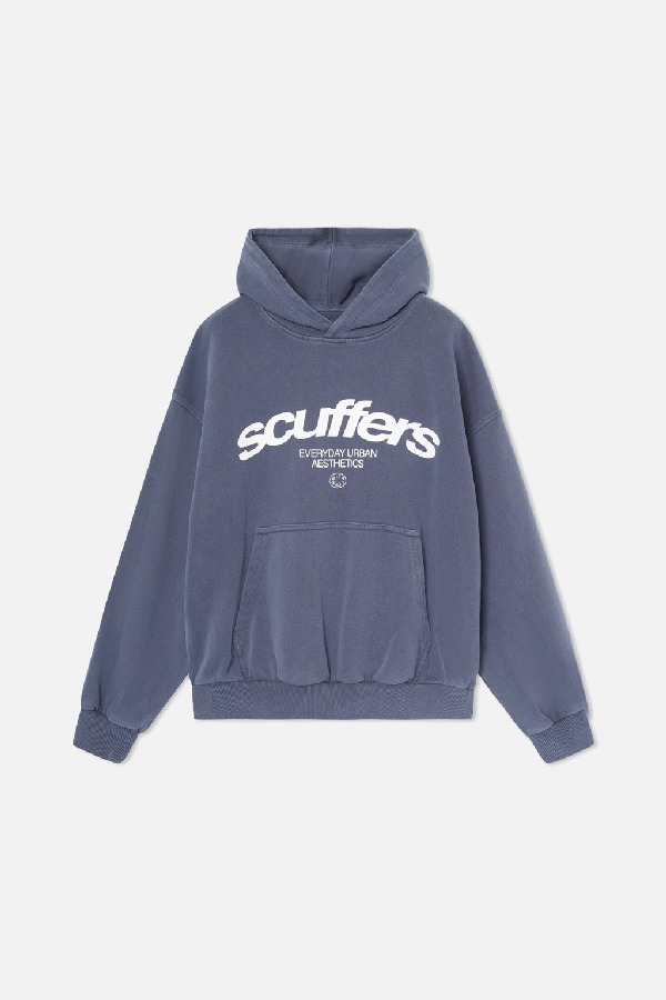 Scuffers Iconic Hoodies Blue | UYACQSB-79