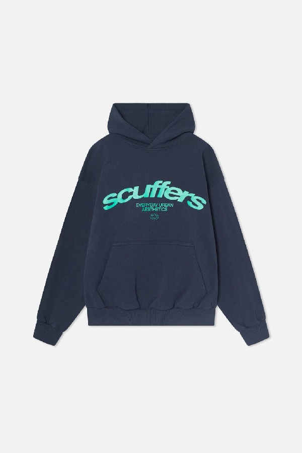 Scuffers Iconic Hoodies Dark Grey | OXYGZUM-41