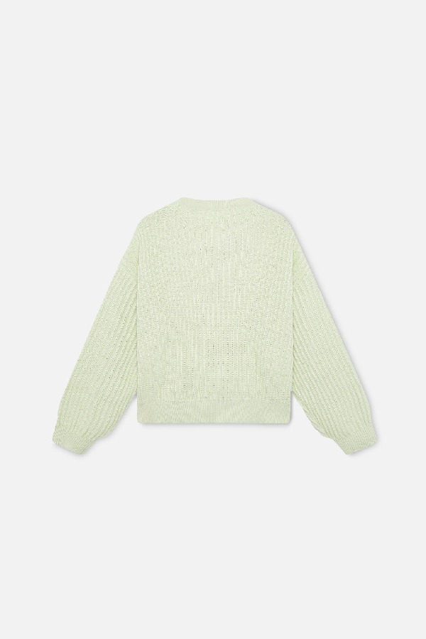 Scuffers Iconic Jersey Knitwear Lime | VLKDSCI-98