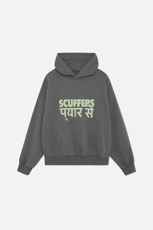 Scuffers Indian Hoodies Green | MUBSDTJ-25