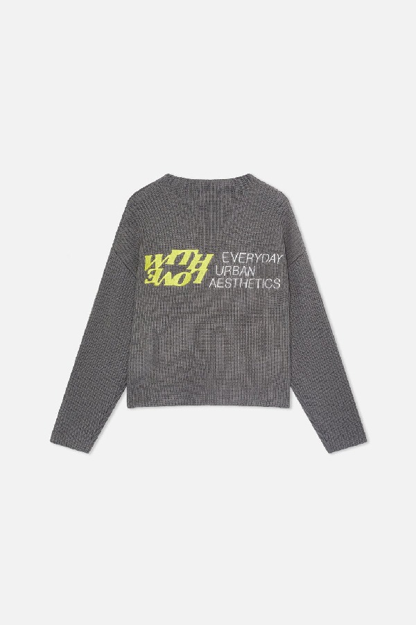 Scuffers Iron Sweater Jersey Grey | FLZGASU-16