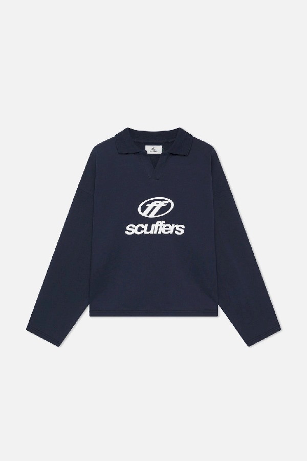 Scuffers Italic Polo Navy | MCIQESG-05