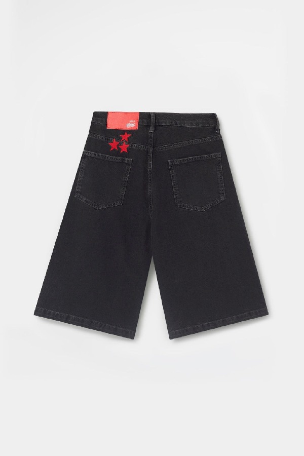 Scuffers Jumbo Shorts Washed Black | GZCIAQO-84