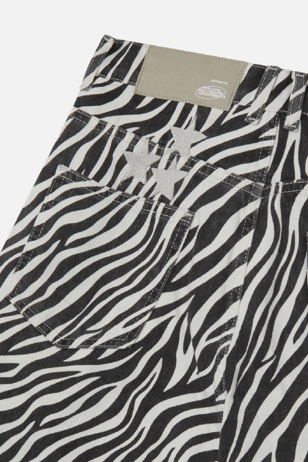 Scuffers Jumbo Shorts Zebra | JRNESKT-70