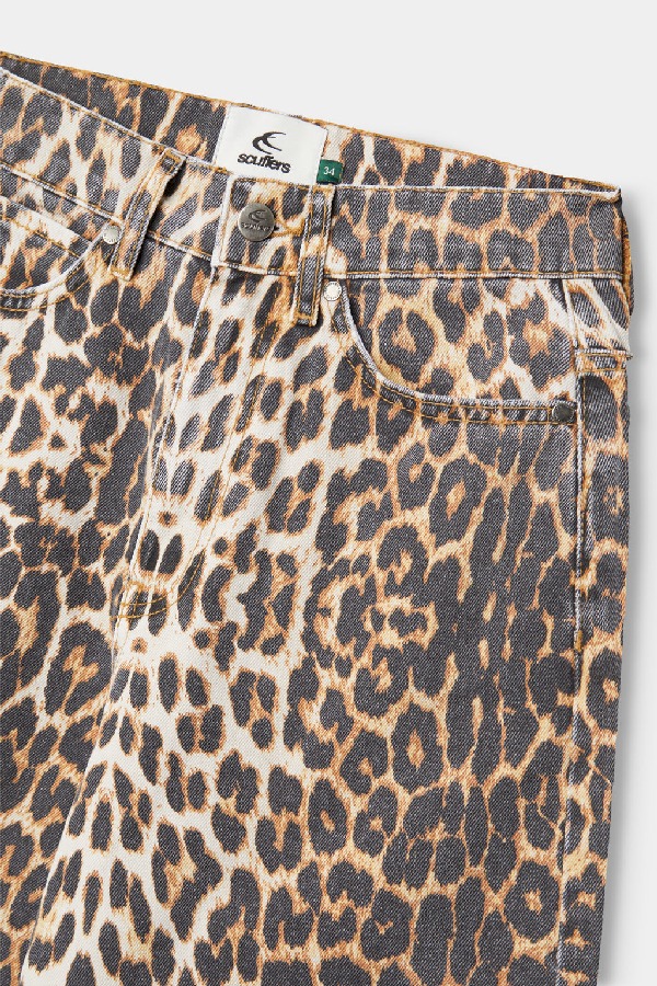 Scuffers Leopard Jumbo Pants Pants | NUVMZRL-18