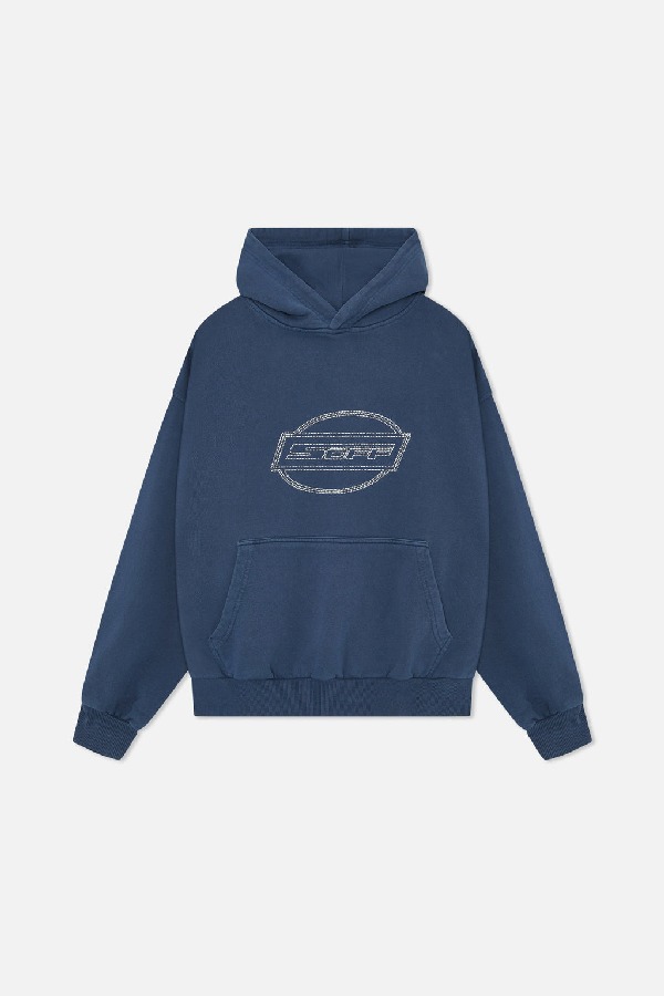 Scuffers Load Hoodies Navy | PYVAZBM-07