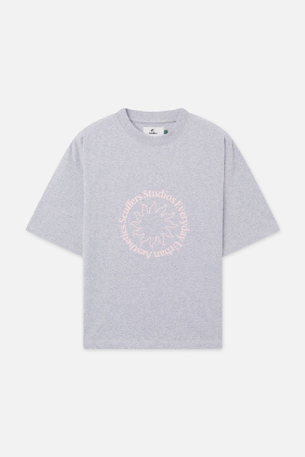 Scuffers Marbella T-Shirts Light Grey | MUQTFWV-86