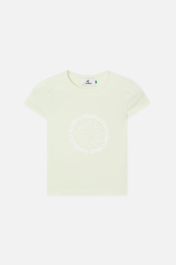 Scuffers Marbella Top T-Shirts Lime | ISCALHE-59