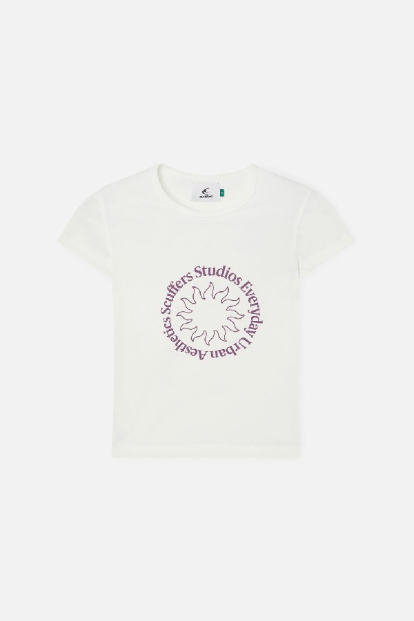 Scuffers Marbella Top T-Shirts White | KMXJDZA-36