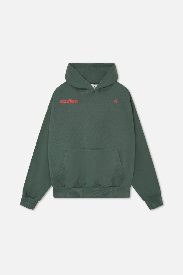 Scuffers Motor Studios Hoodies Green | BCVQJFH-24