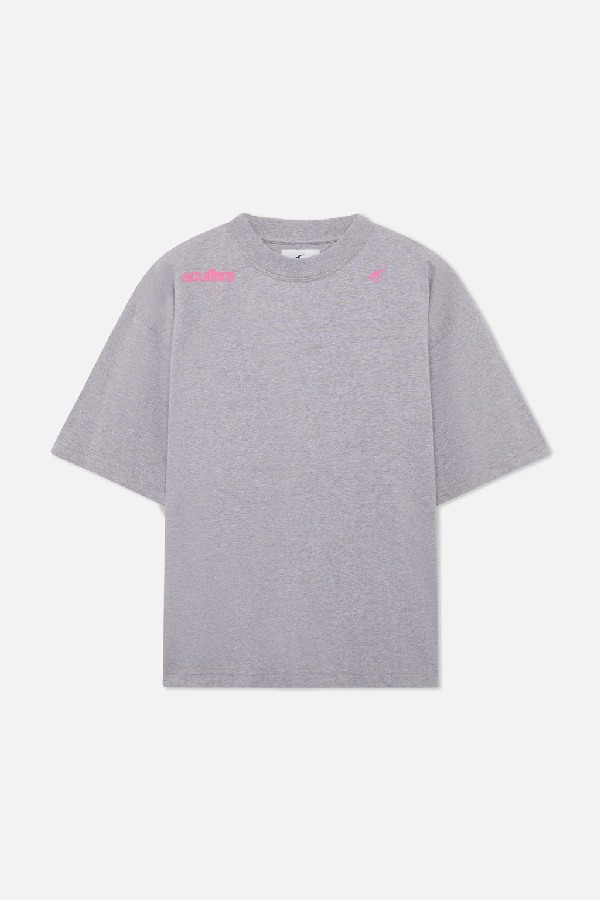 Scuffers Motor Studios T-Shirts Light Grey | RHFGAMV-90