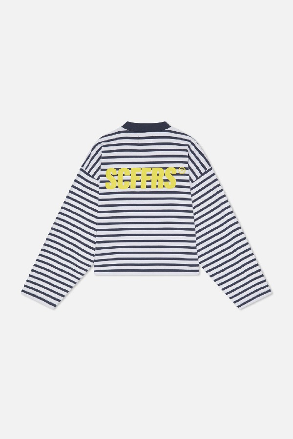 Scuffers NIY Longsleeve Long sleeve white and blue | OZRUKSD-39