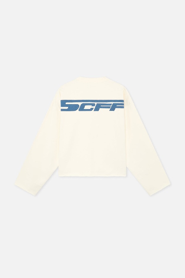 Scuffers Nascar Sweatshirts Ecru | OVDBCGH-98