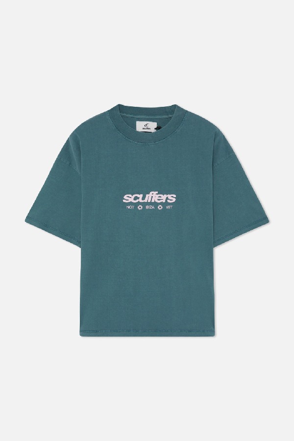 Scuffers Not Ibiza T-shirt T-Shirts Green | UQYPFSD-16