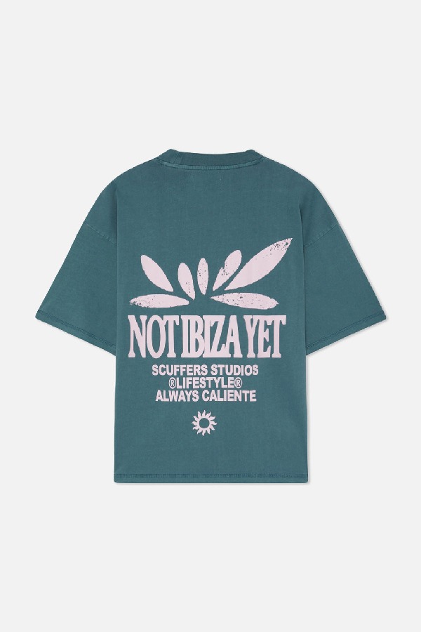 Scuffers Not Ibiza T-shirt T-Shirts Green | UQYPFSD-16