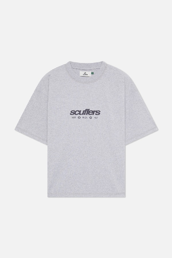 Scuffers Not Ibiza T-shirt T-Shirts Light Grey | GMQKRWC-36