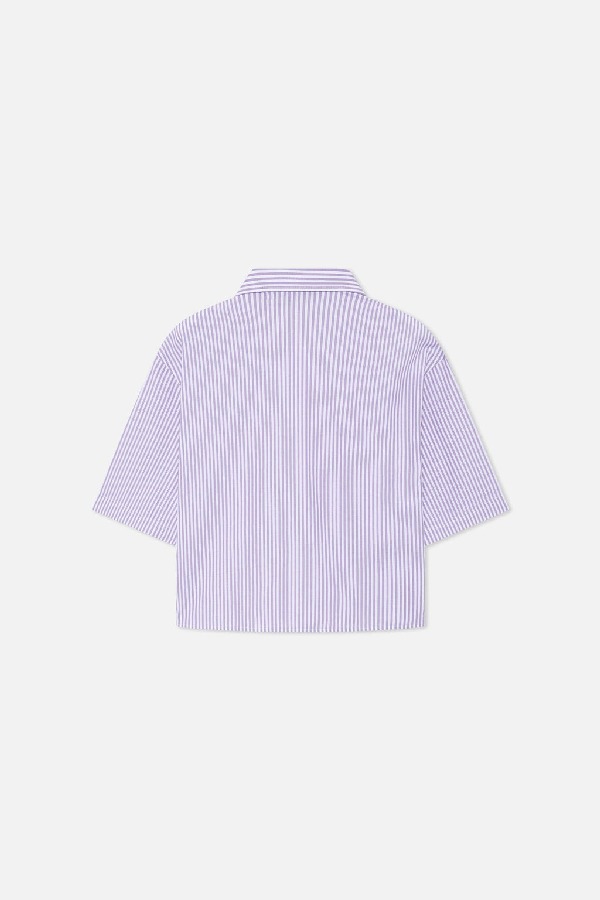 Scuffers Not LA Yet Striped Shirts Purple | UPCKOWZ-27